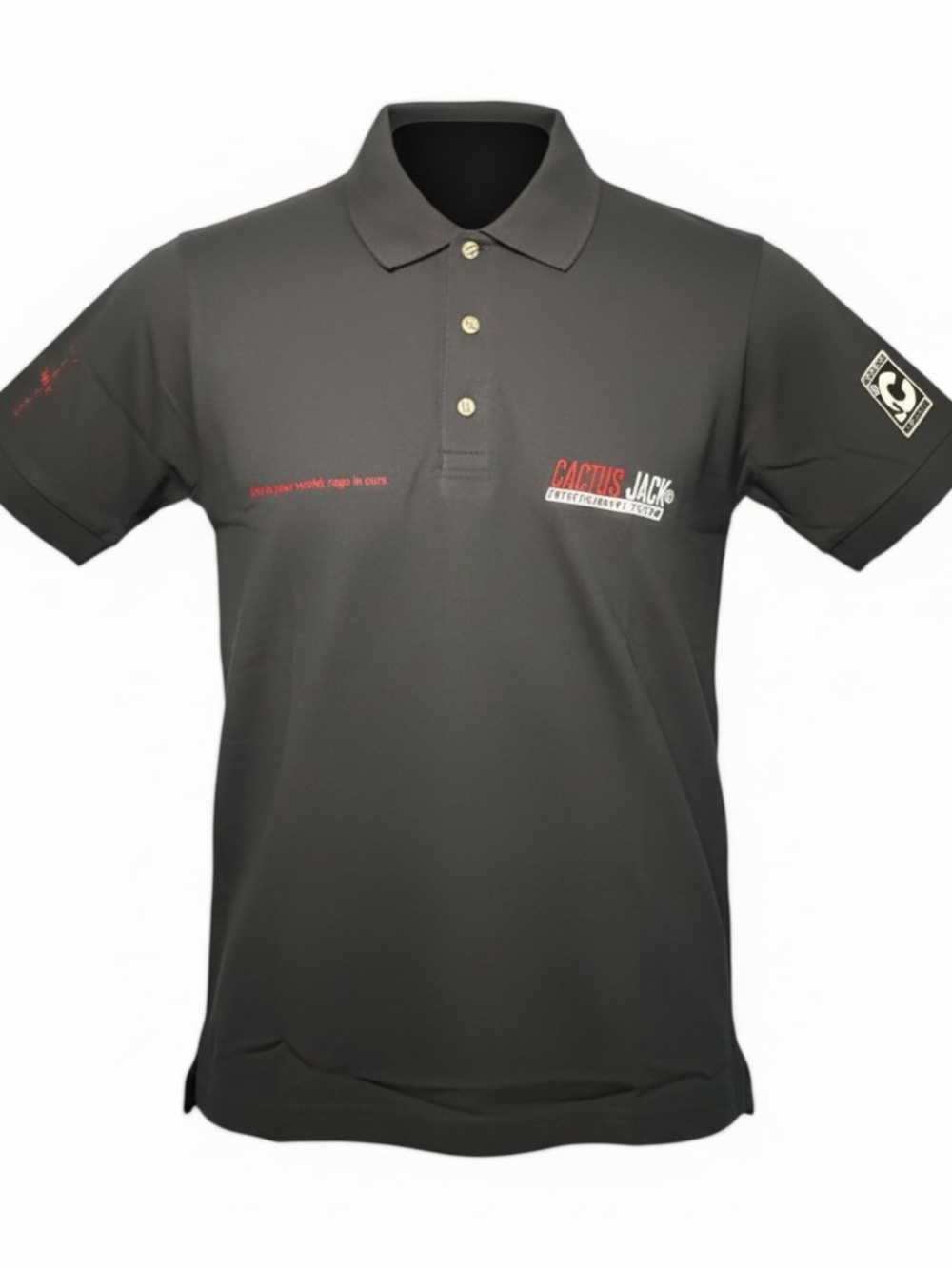 Travis Scott Cactus Jack RARE Black Staff Polo Men’s Size Small